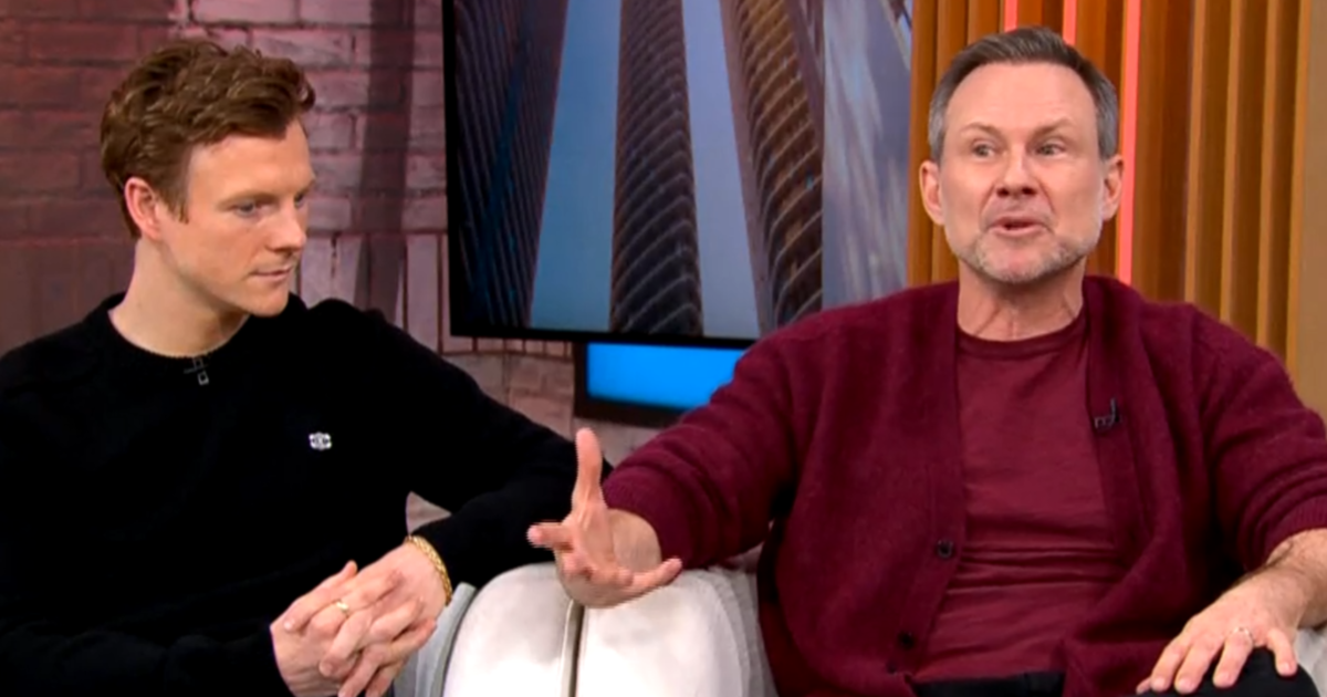 Christian Slater, Patrick Gibson talk