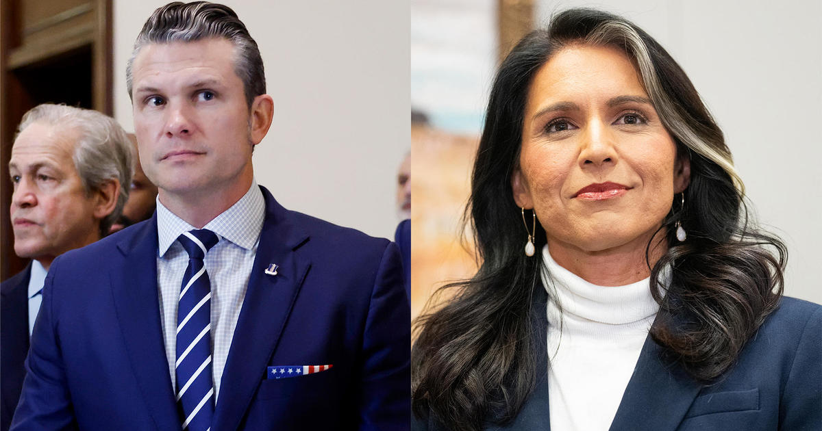 Hegseth back on Capitol Hill, Gabbard questioned about relationship with Syria