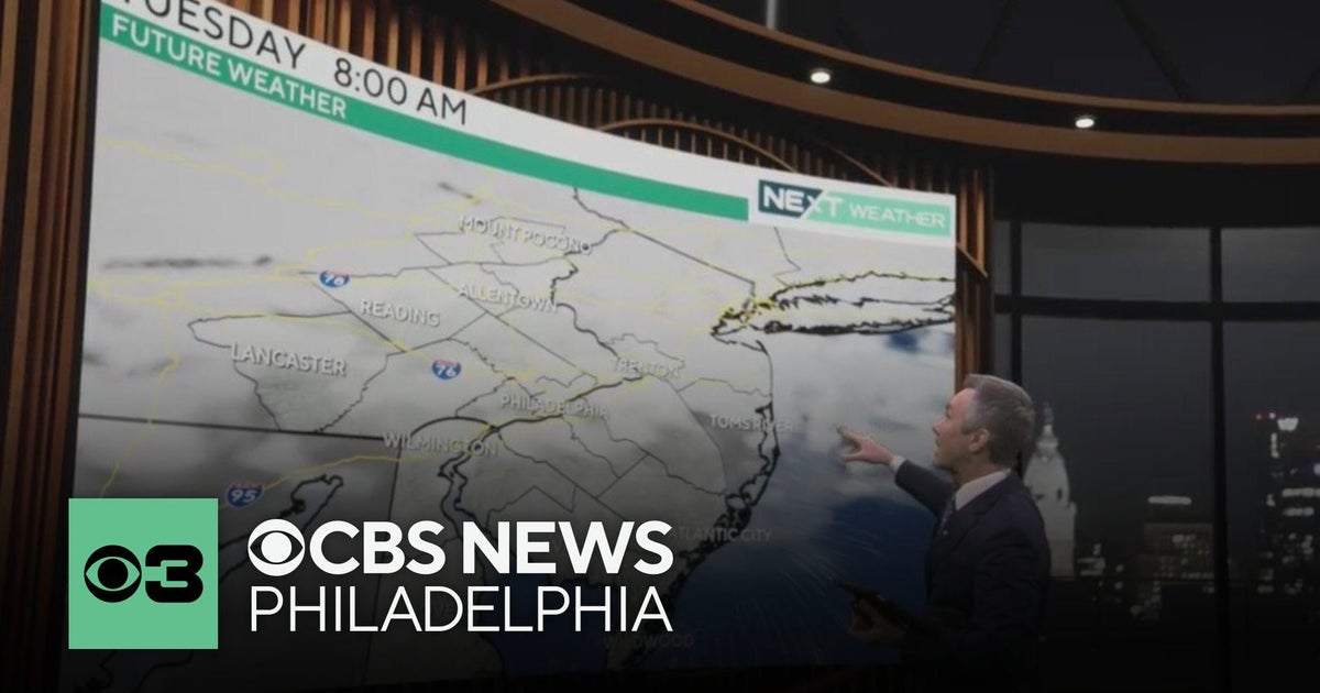 Cloudy Monday night, tracking heavy rain for Wednesday in Philadelphia ...