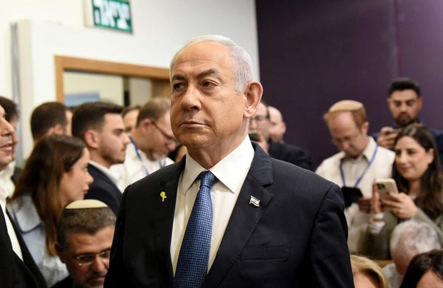 Israeli PM Benjamin Netanyahu testify in his corruption trial in Tel Aviv