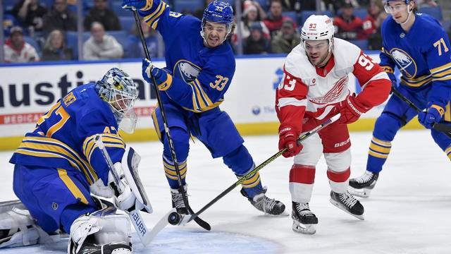 Red Wings Sabres Hockey 