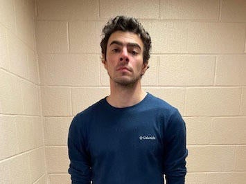 In this handout photo released by the Altoona Police Department, Luigi Mangione is seen in a holding cell after being taken into custody on Dec. 9, 2024, in Altoona, Pennsylvania. 