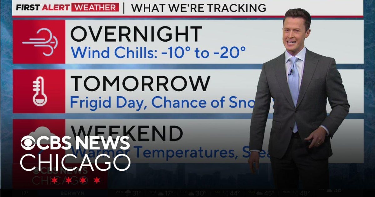 Dangerous wind chills overnight, Thursday morning in Chicago - CBS Chicago