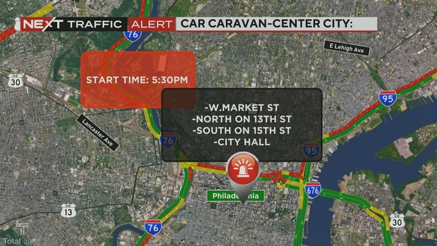 Gridlock protest sixers arena map