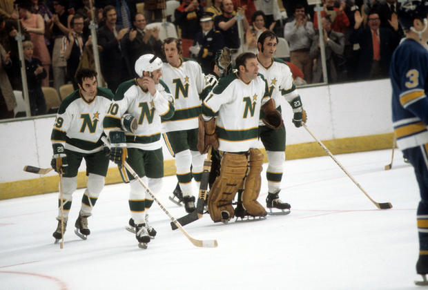 1972 Quarter Finals:  St. Louis Blues v Minnesota North Stars 