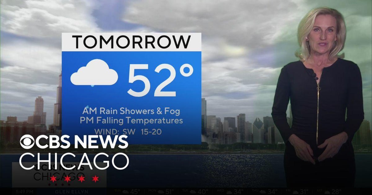 Morning rain showers and fog for Chicago area - CBS Chicago