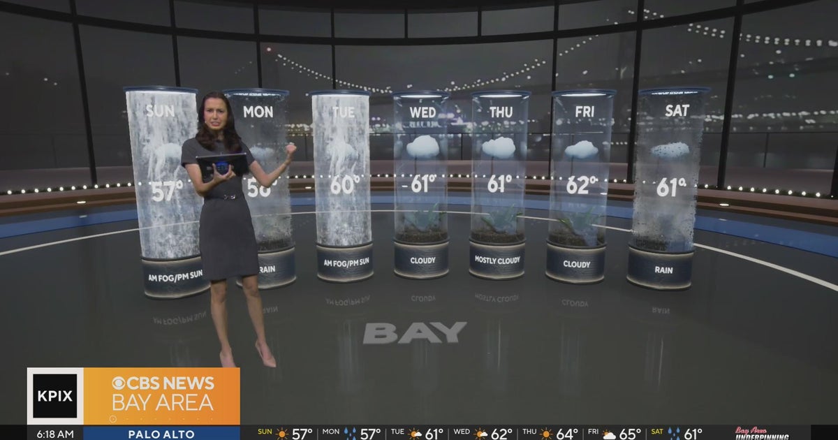 First Alert Weather Sunday morning forecast CBS San Francisco