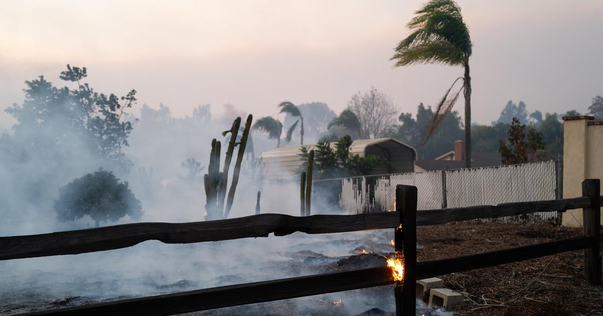 Fire watch issued as moderate Santa Ana winds are expected in Southern California