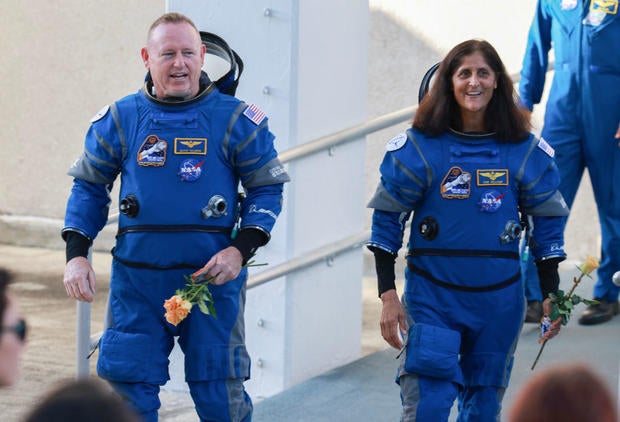 NASA astronauts Butch Wilmore and Sunny Williams 