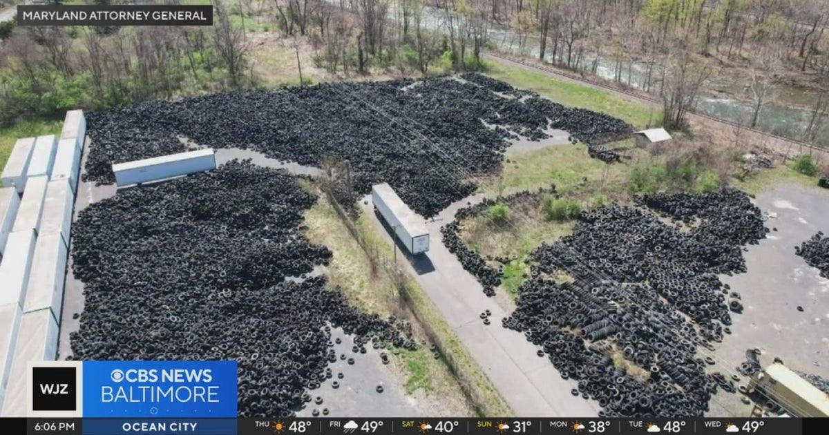 Anne Arundel County man sentenced for dumping 250,000 tires - CBS Baltimore