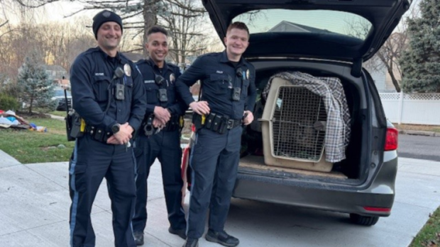 Bensalem Police with Porky the Pig 