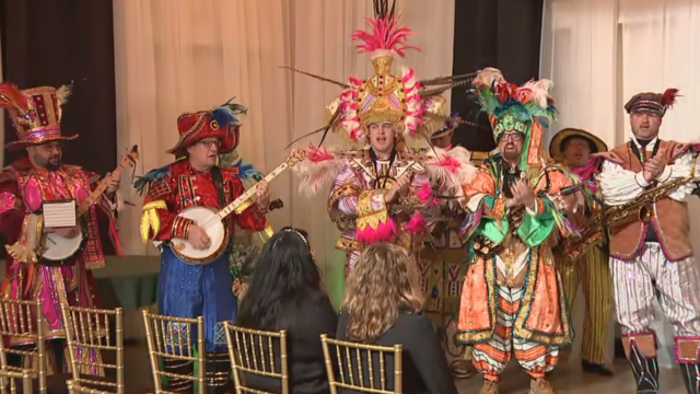 Musicians from Mummers string bands 