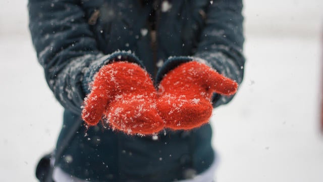 Catching snowflakes 