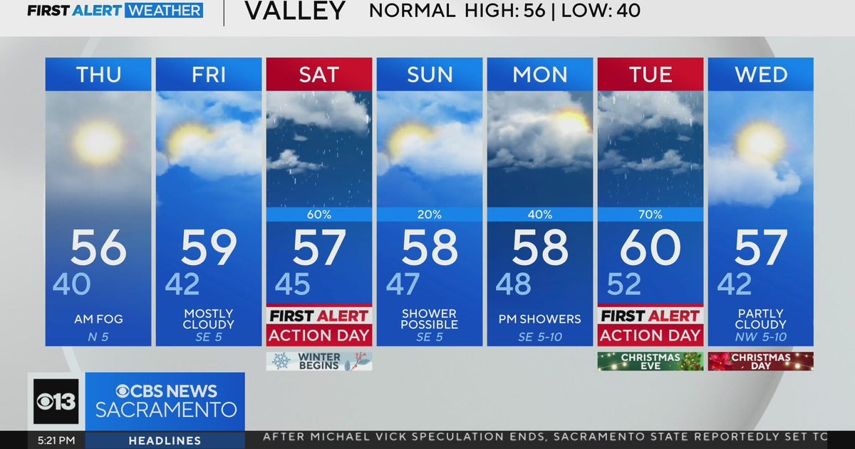 Wednesday evening weather forecast - Dec. 18, 2024