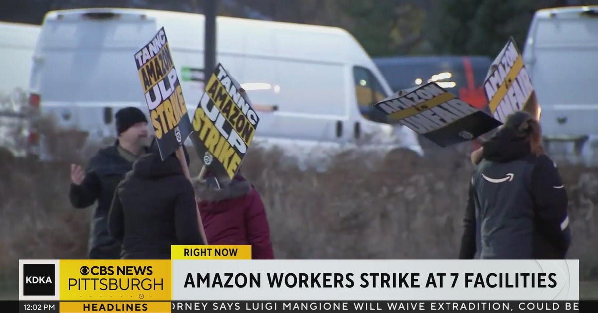 Local Amazon workers join strike - CBS Pittsburgh