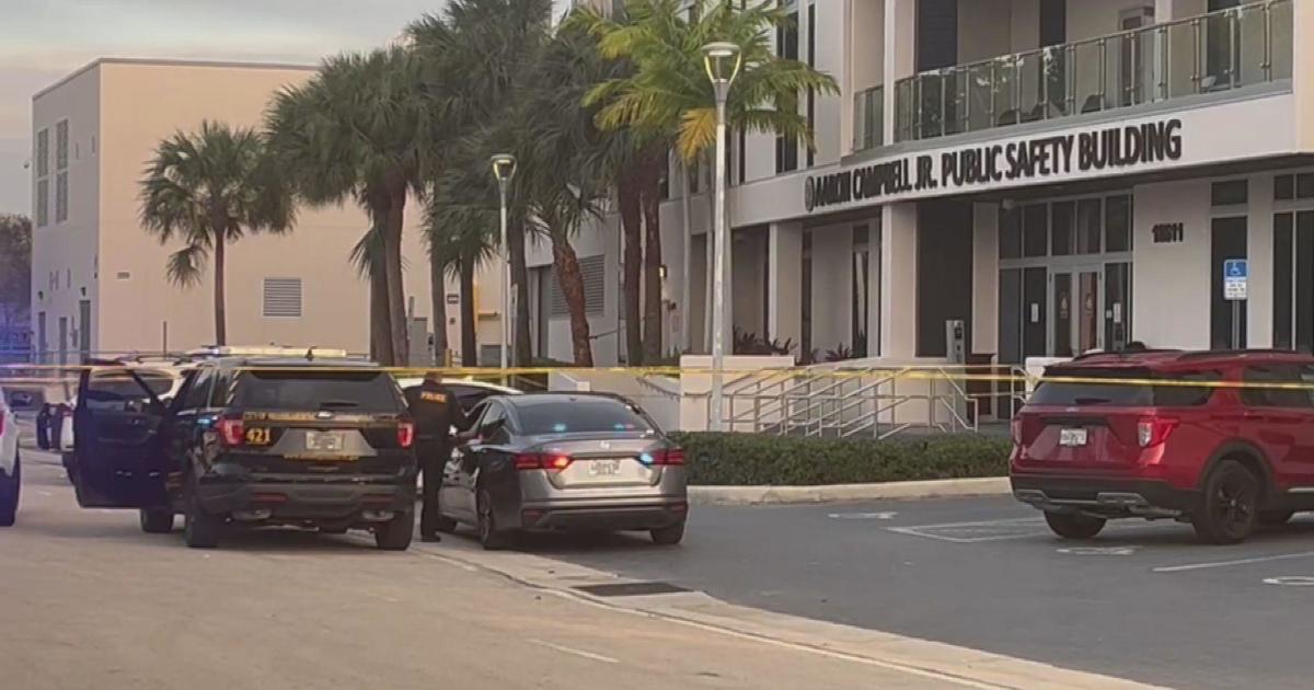 Shooting investigation underway outside of Miami Gardens Police Department building