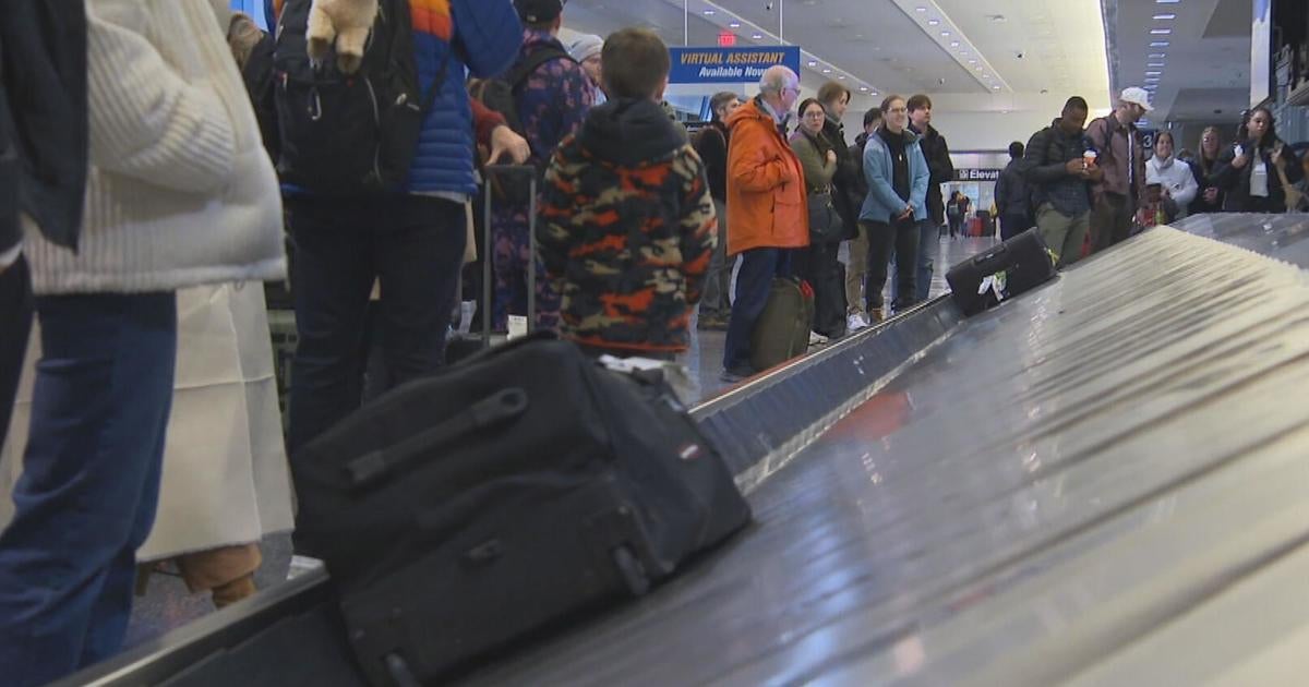 Snowy weather causes gridlock traffic at Logan Airport in Boston