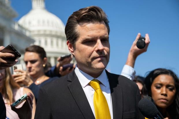 Former Rep. Matt Gaetz 