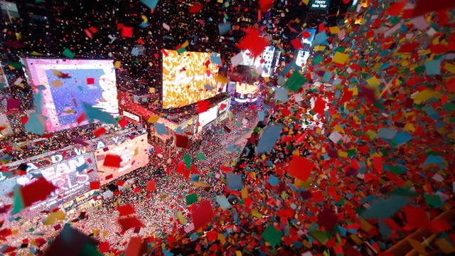 New Year's Eve in Times Square in New York City 