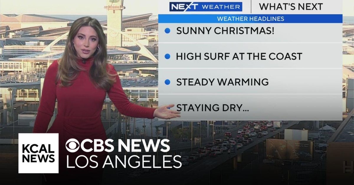 Alex Biston’s 7 a.m. forecast | NEXT Weather - CBS Los Angeles