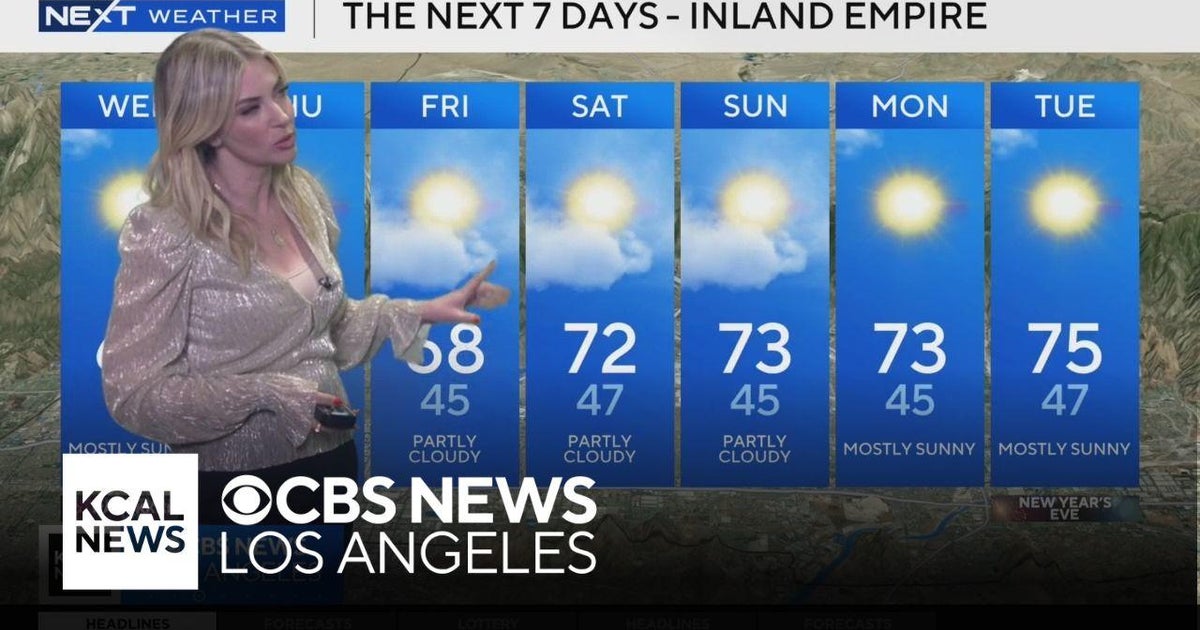 Evelyn Taft's Tuesday evening forecast | NEXT Weather - CBS Los Angeles