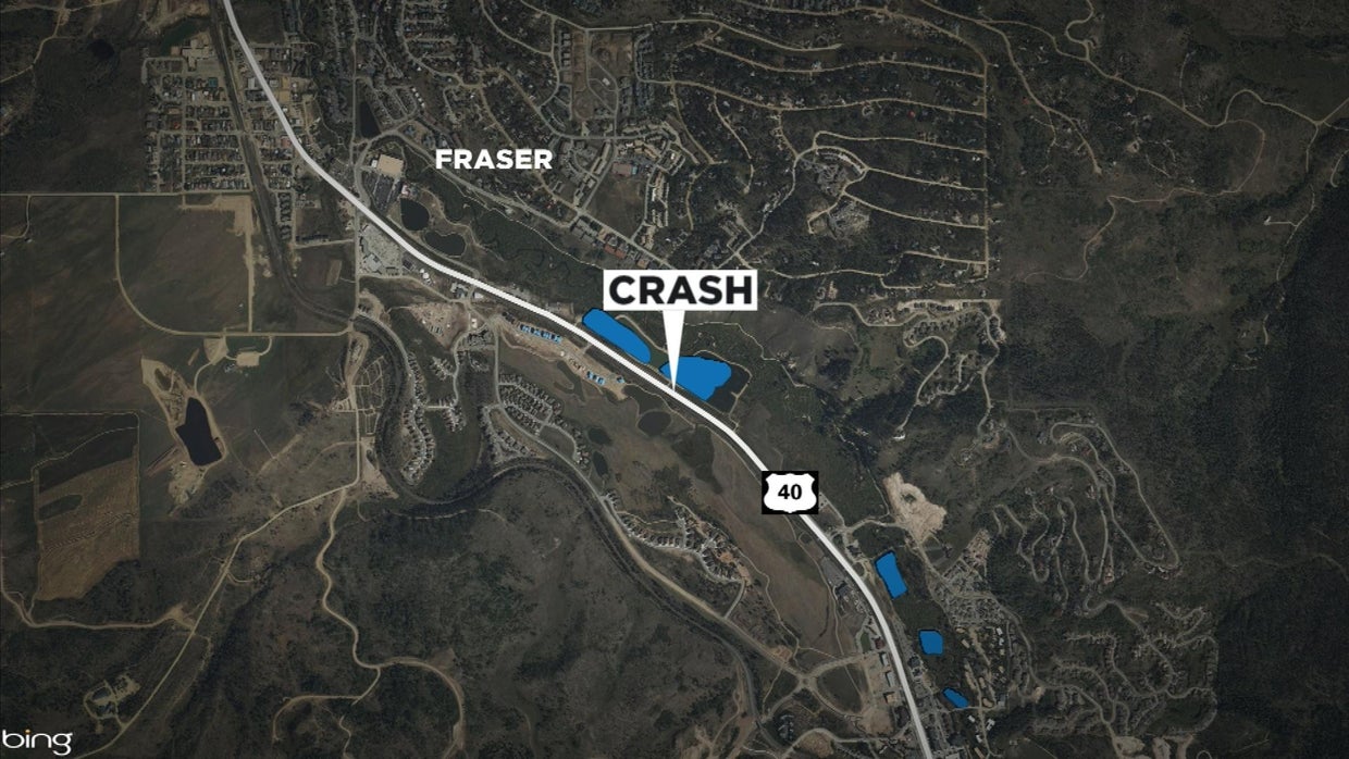 1 dead, 4 people hurt in crash in Fraser, Colorado - CBS Colorado