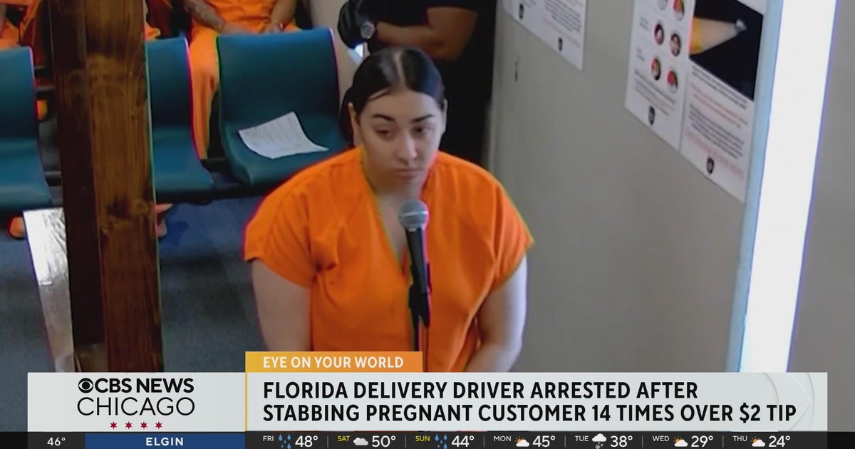 Florida delivery driver stabs pregnant customer over $2 tip - CBS Chicago