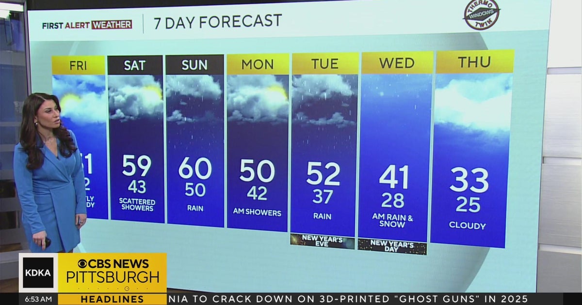 KDKA-TV Morning Forecast (12-27-24) - CBS Pittsburgh