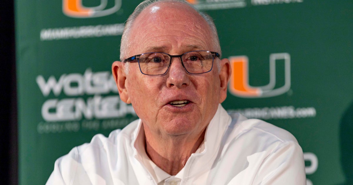Mario Cristobal on now-retired University of Miami men’s basketball coach Jim Larrañaga: “He is iconic” Mario Cristobal on now-retired University of Miami men’s basketball coach Jim Larrañaga: “He is iconic”