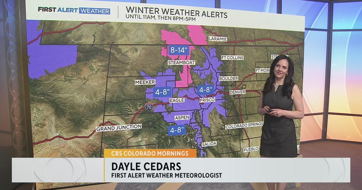 Colorado will see snow, rain, winds and fire danger today and tomorrow