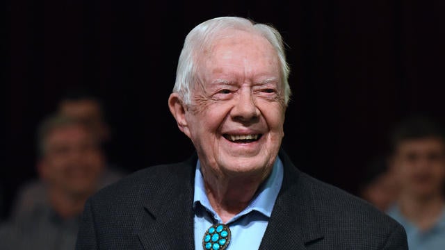 Jimmy Carter Teaches Sunday School in Plains, Georgia 