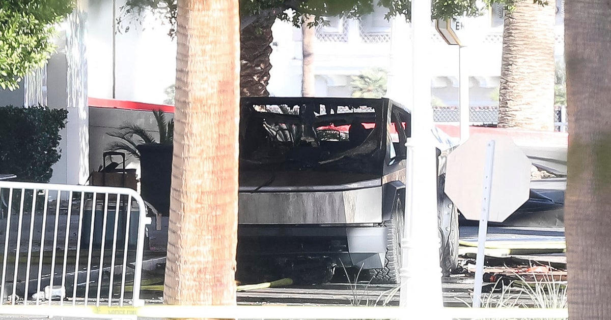 Tesla Cybertruck explosion outside Trump Hotel in Las Vegas investigated as possible act of terrorism, sources say  www.cbsnews.com