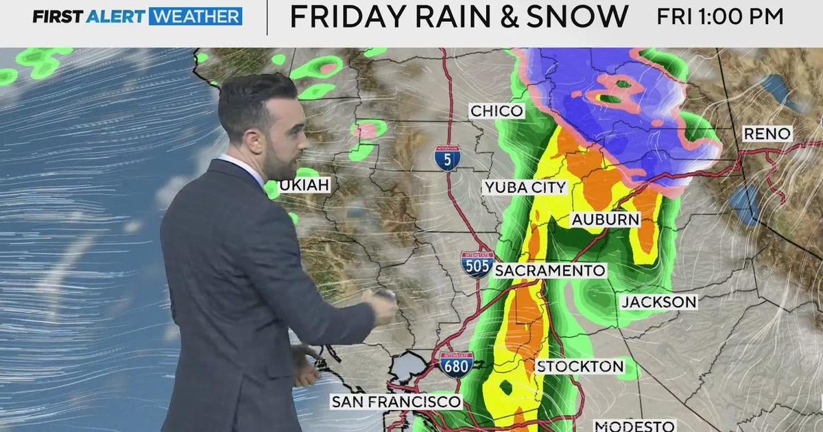 Wednesday evening weather forecast January 1, 2025 CBS Sacramento