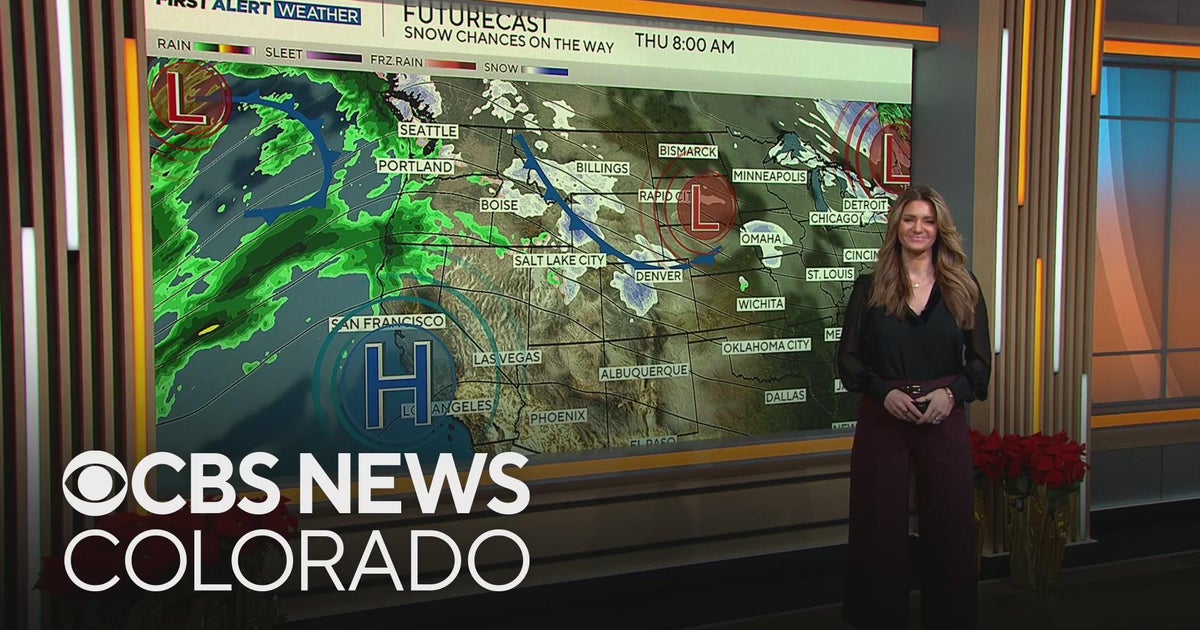 More mountain snow for Thursday while Denver stays mild - CBS Colorado