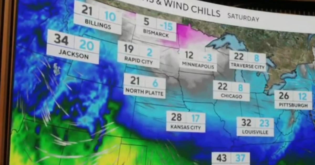 Arctic blast set to bring snow, cold temps to U.S.