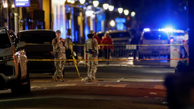 Driver crashes into crowd celebrating New Year's Day in New Orleans' Bourbon Street 