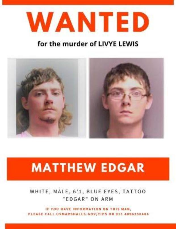 Matthew Edgar wanted poster 