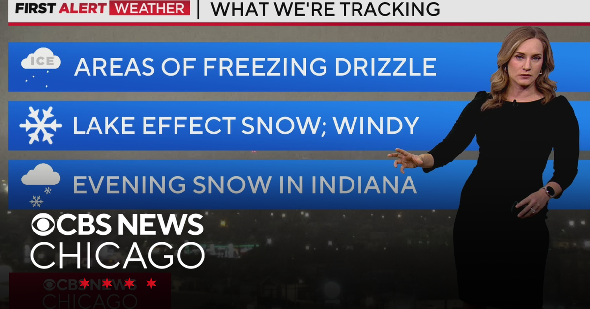 Lake effect snow and freezing drizzles in Chicago - CBS Chicago