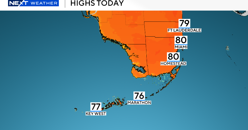South Florida warms up before coldest air of the season arrives mid-week South Florida warms up before coldest air of the season arrives mid-week