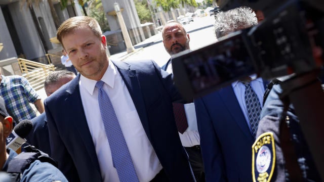 Attorney John Irving leaves the James Lawrence King Federal Justice Building on July 31, 2023, in Miami, Florida. 