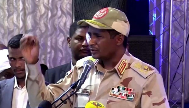 Líder da RSF, Mohamed Hamdan Daglo.