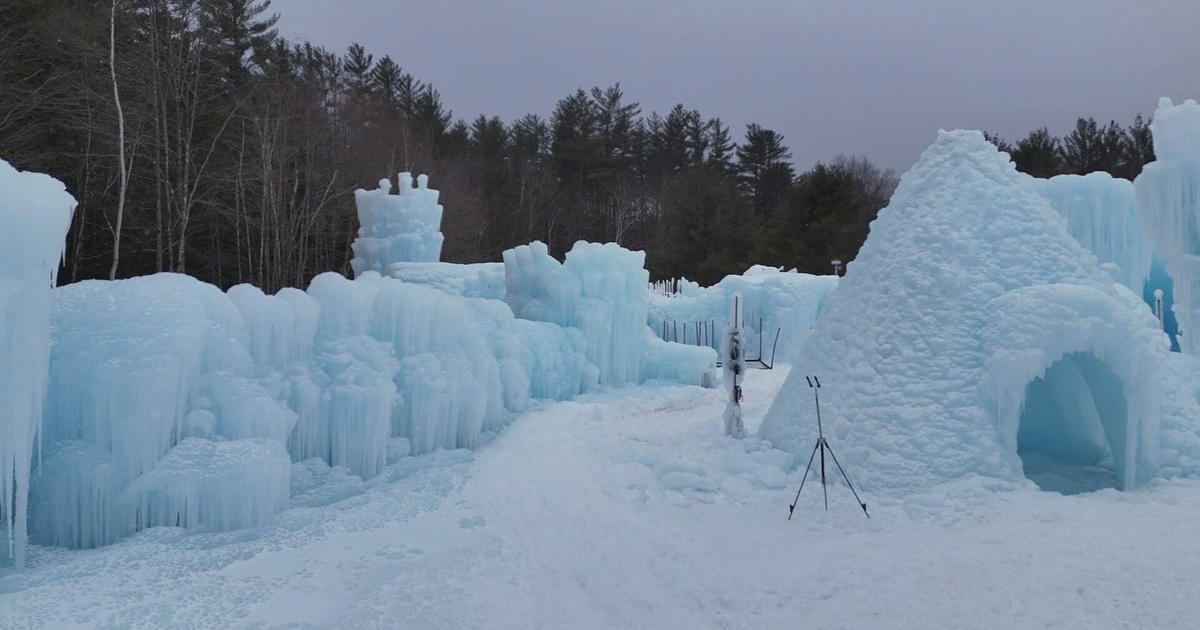 New Hampshire Ice Castles get unexpected boost from Mother Nature