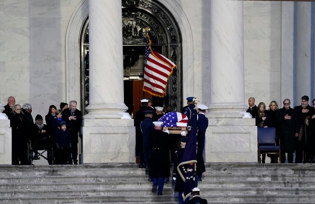 Former President Jimmy Carter Lies In State At The U.S. Capitol Building 