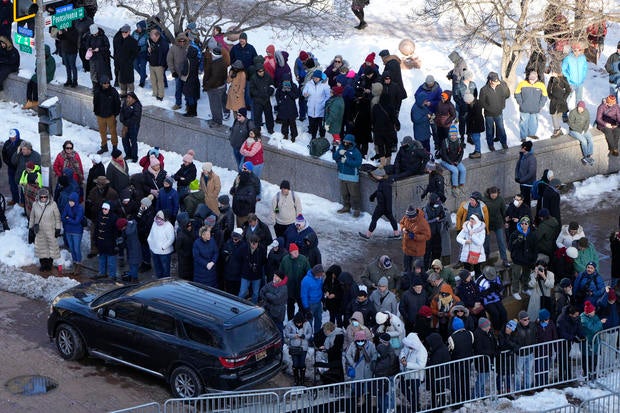 Funeral Procession Brings Body Of Former President Jimmy Carter To U.S. Capitol Building 