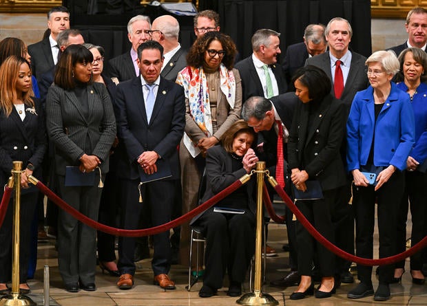 Former President Jimmy Carter Lies In State At The U.S. Capitol Building 