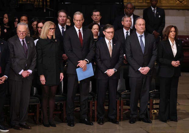 Former President Jimmy Carter Lies In State At The U.S. Capitol Building 