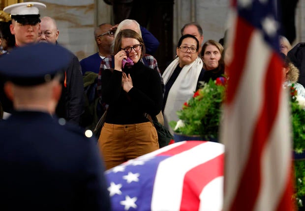 Former President Jimmy Carter Lies In State At The U.S. Capitol Building 