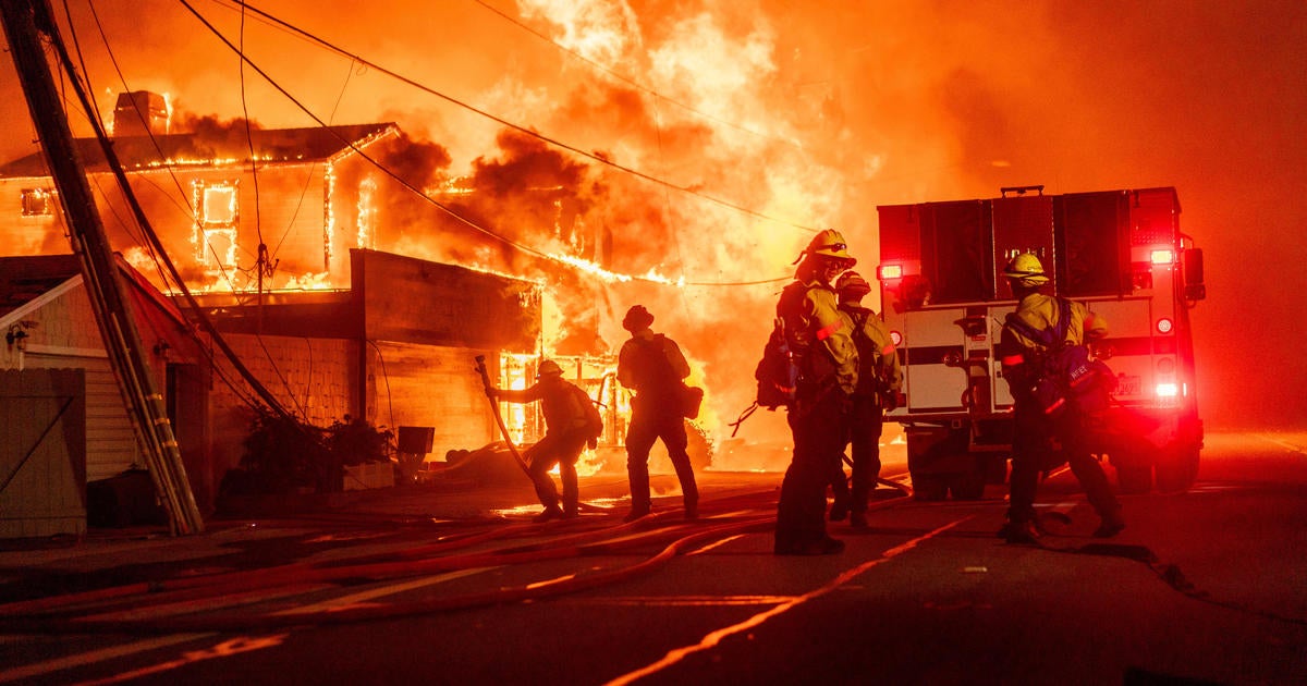 California windstorm fuels Pacific Palisades wildfire, 2 others as residents flee