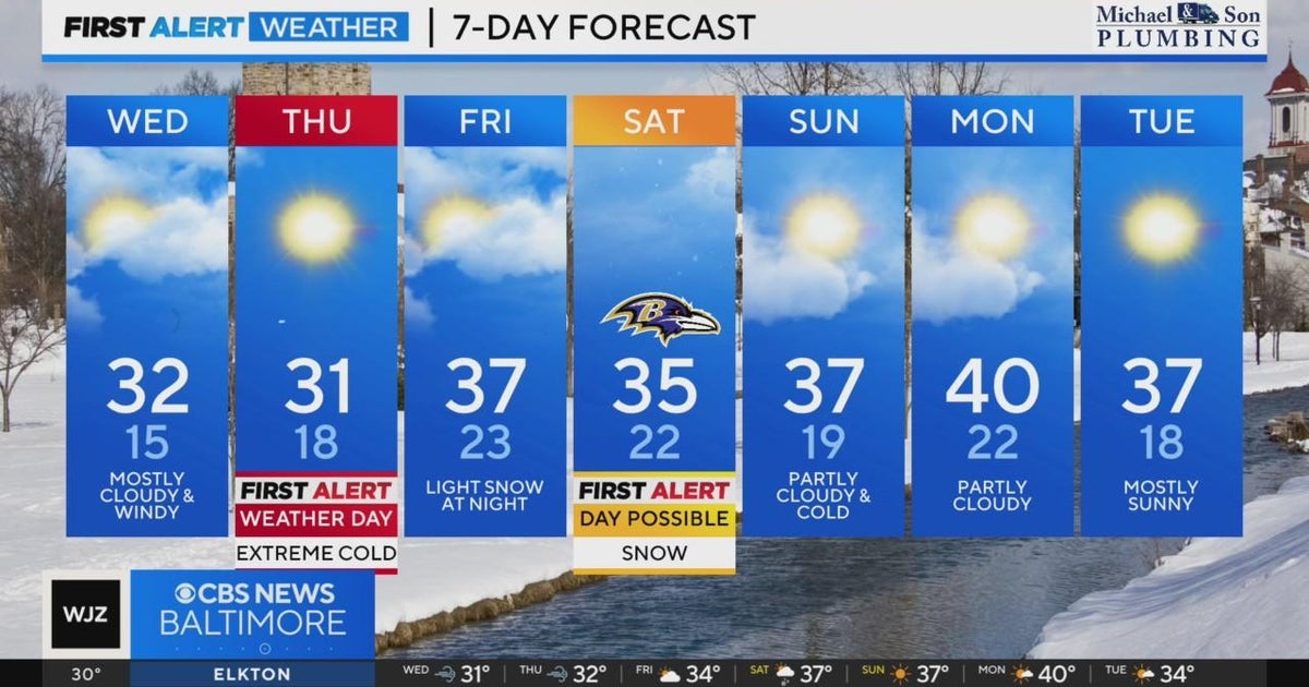 bitterly cold week in store for Maryland with more snow possible this ...