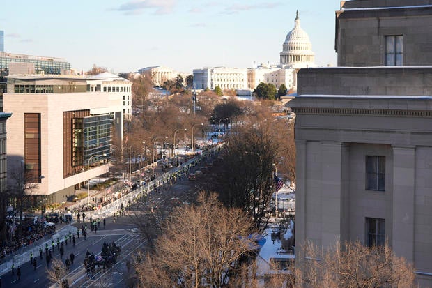 Funeral Procession Brings Body Of Former President Jimmy Carter To U.S. Capitol Building 